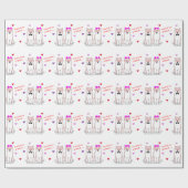 Papier Cadeau Shiba Inu vous m'avez eu chez Woof…. (Plat)