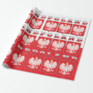 Papier Cadeau Shields de Poland Eagle