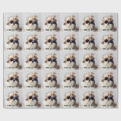 Papier Cadeau Shih Tzu Pas amusant mignon amoureux de les chiens (Plat)