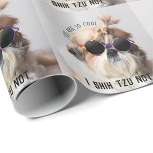 Papier Cadeau Shih Tzu Pas amusant mignon amoureux de les chiens