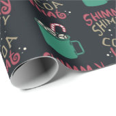 Papier Cadeau Shimmy Shimmy Cocaca Motif de Noël (Coin rond)