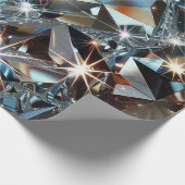 Papier Cadeau Shiny Clear Diamonds  (Coin)