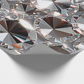 Papier Cadeau Shiny Clear Diamonds  (Coin)
