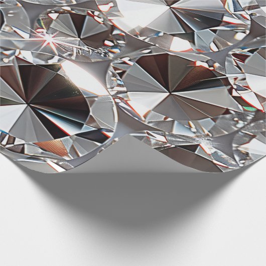 Papier Cadeau Shiny Clear Diamonds  (Coin)