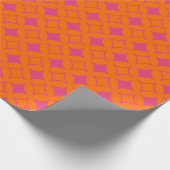 Papier Cadeau Shippo rose et orange (Coin)