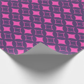 Papier Cadeau shippo rose et violet (Coin)