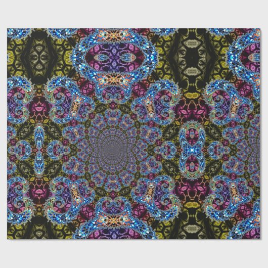 Papier Cadeau SHOOES : Art numérique Vortex fractal 1020HTC (Plat)