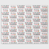 Papier Cadeau Si J'Avais Un Dollar À Chaque Fois Que Je Me Suis (Plat)