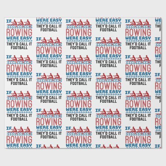 Papier Cadeau Si le rame était facile, ils appelleraient si le f (Plat)