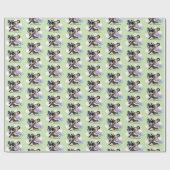 Papier Cadeau Siamese Cat Mischief drôle (Plat)