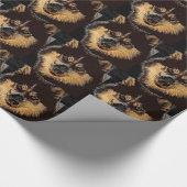 Papier Cadeau Sibérien Husky (Coin)