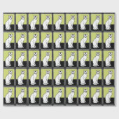 Papier Cadeau Siège Chat Julie de Graag Art Nouveau (Plat)