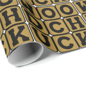 Papier Cadeau Siffleux, Marmotte (Coin rond)