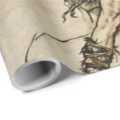 Papier Cadeau "Sigfried Kills Fafner" par Arthur Rackham (Coin rond)