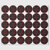 Papier Cadeau SIGIL de BAPHOMET (Plat)