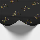 Papier Cadeau Sigil de Lucifer - Un symbole du satanisme (Coin)