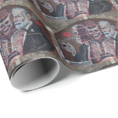 Papier Cadeau Sigmund Freud Street Art (Coin rond)