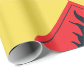 Papier Cadeau Signal d'avertissement de danger Étiquette de la s (Coin rond)