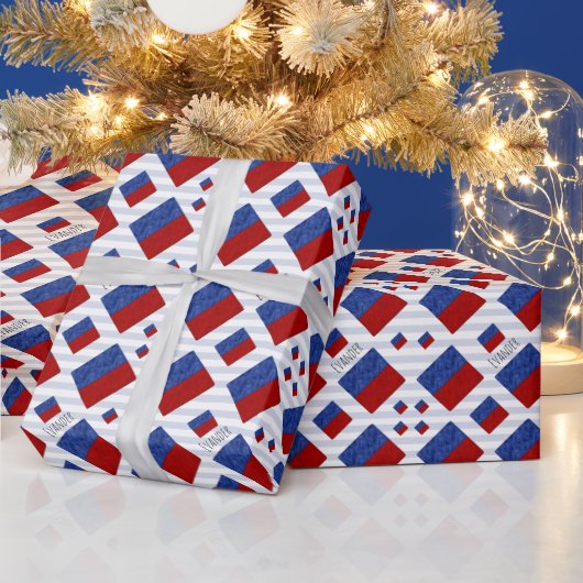 Papier Cadeau Signal Nautique E Écho | Code maritime (Vacances)
