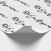 Papier Cadeau Signature William Shakespeare (Coin)