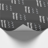 Papier Cadeau Signe d'Anniversaire-Zodiaque de Verseau (Coin)