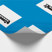 PAPIER CADEAU SIGNE D'ARRÊT D'ARRÊT DE TRANSPORT PUBLIC