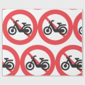 PAPIER CADEAU SIGNE DE LA ROUTE AUTOBTO (Plat)