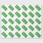 Papier Cadeau SIGNE DE LA ROUTE DE Kaboul EN Afghanistan (Plat)