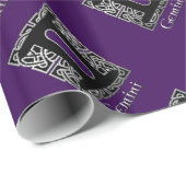 Papier Cadeau SIGNE DE NAISSANCE Gemini Papier Zodiaque noeud ce (Coin rond)