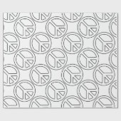 Papier Cadeau Signe de paix (Plat)
