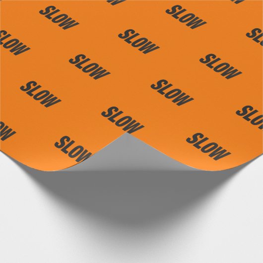 Papier Cadeau Signe Décontracté lent (Coin)