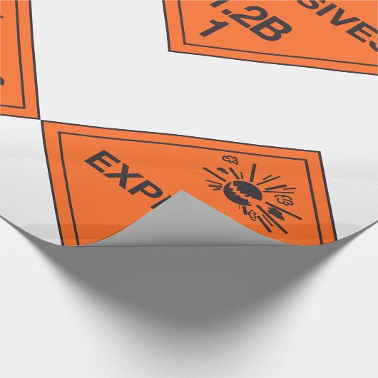 Papier Cadeau SIGNE DES Explosifs