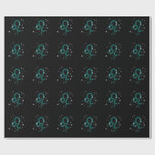 Papier Cadeau Signe du lion (Plat)