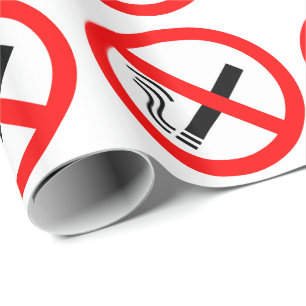 Papier Cadeau Signe non-fumeurs - Signage BRITANNIQUE