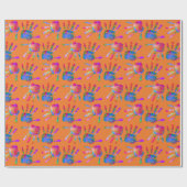 Papier Cadeau Signé par l'artiste Sunset (Plat)