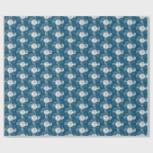 Papier Cadeau SIGNE Zodiaque - Virgo.b D Bleu BG (Plat)