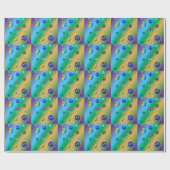 Papier Cadeau Signes de paix (Plat)