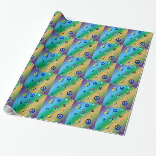 Papier Cadeau Signes de paix
