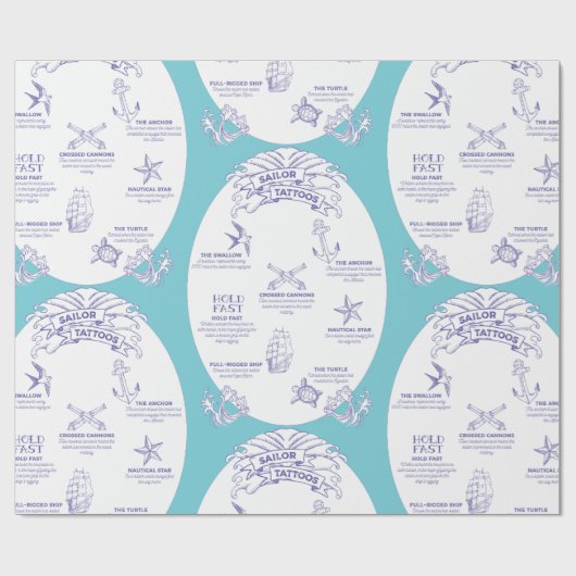 Papier Cadeau Significations de tatouage de marin ancien Envelop (Plat)