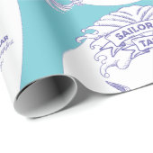 Papier Cadeau Significations de tatouage de marin ancien Envelop (Coin rond)