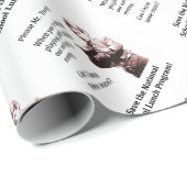 Papier Cadeau S'Il Vous Plaît M. Trump, Puis-Je En Avoir Un Peu  (Coin rond)