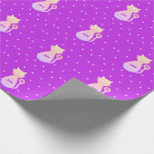 Papier Cadeau Silhouette de chat (Coin)