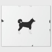 Papier Cadeau Silhouette de couleur de KBD (Plat)