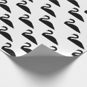 Papier Cadeau Silhouette | de cygne noir (Coin)