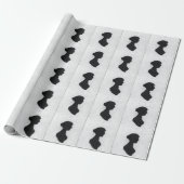 Papier Cadeau Silhouette de Jane Austen (Déroulé)