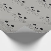 Papier Cadeau Silhouette du visage du phoque (Coin)