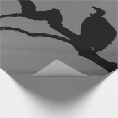 Papier Cadeau Silhouette vautour (Coin)