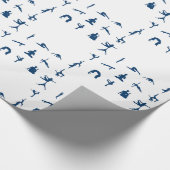 Papier Cadeau Silhouette Yoga Possède Thunder_Cove (Coin)