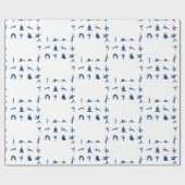 Papier Cadeau Silhouette Yoga Possède Thunder_Cove (Plat)