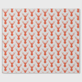 Papier Cadeau Silhouettes modernes de la tête de cerf (Plat)